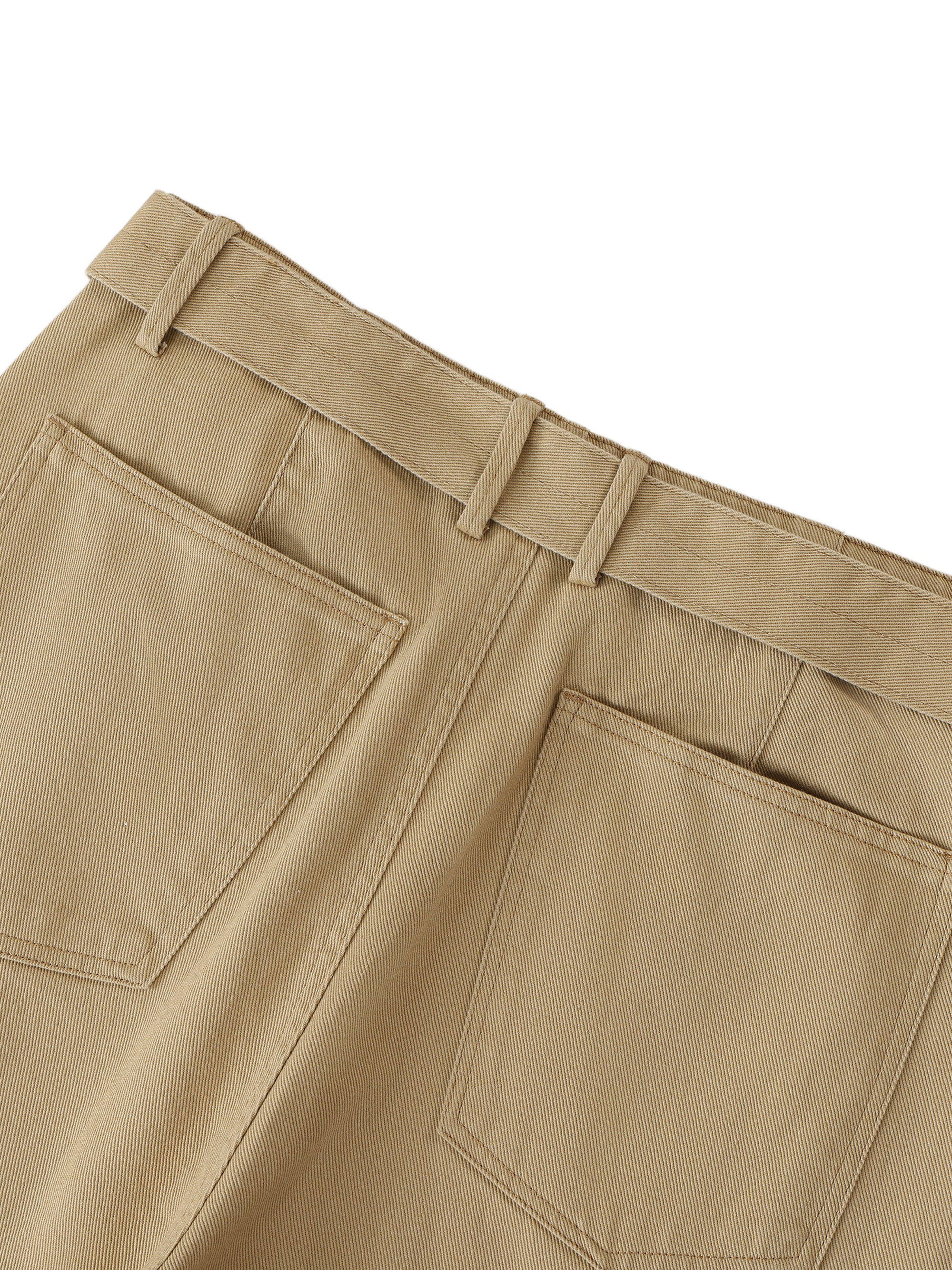AMORAKI WOMEN'S BARREL LEG CHINO PANTS