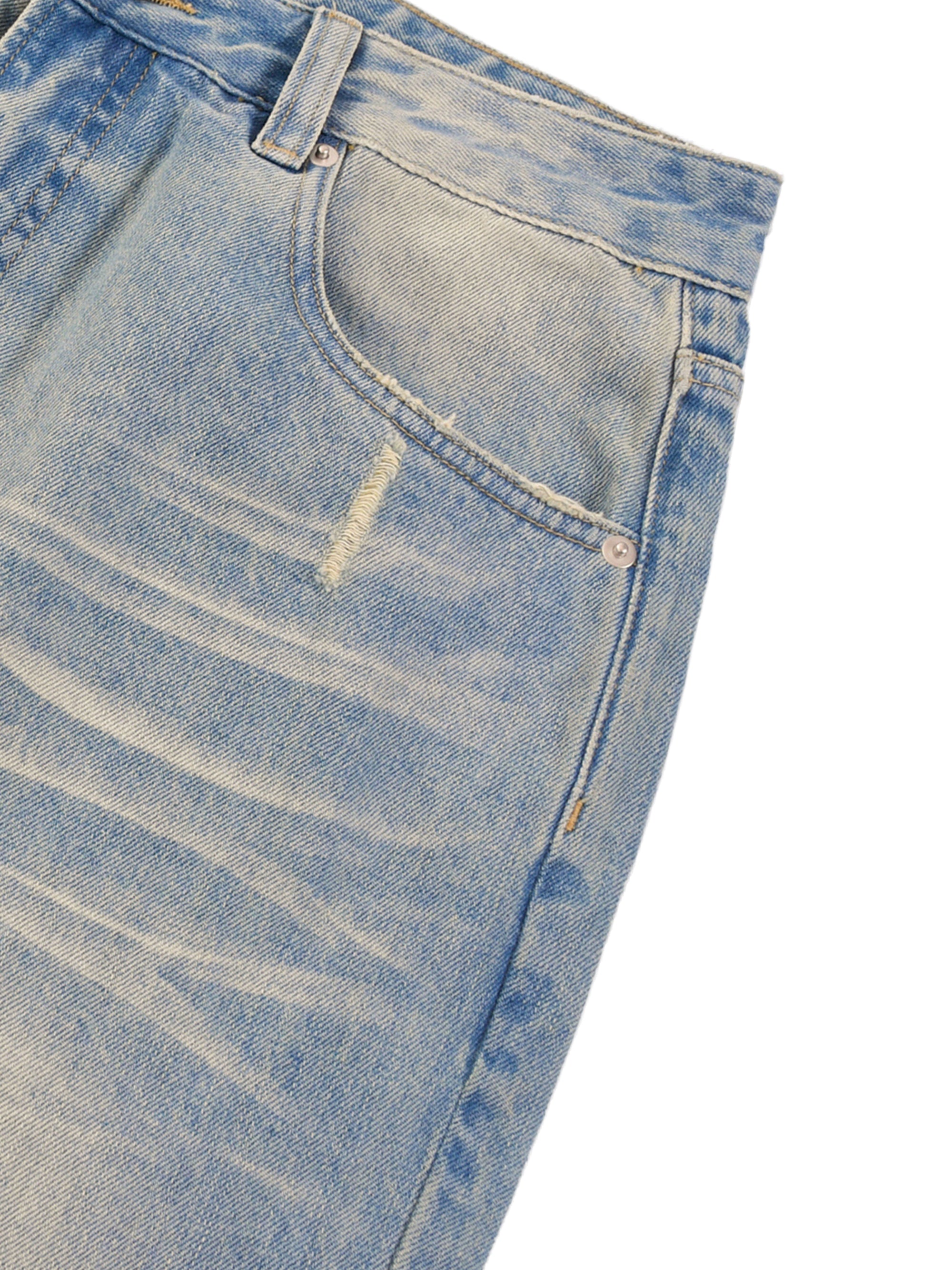 AMORAKI SUN FADED DENIM JEANS