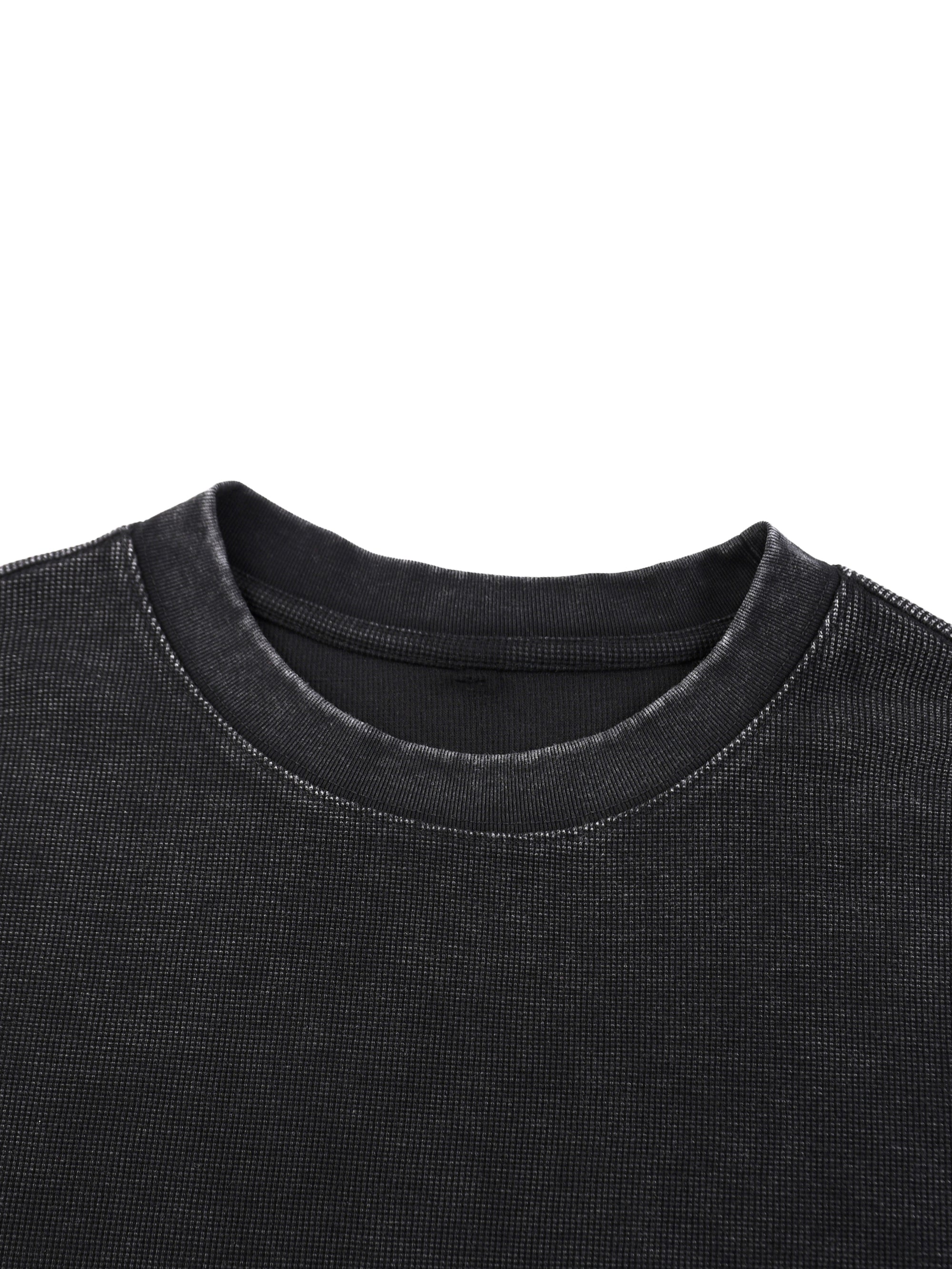 AMORAKI WASHED WAFFLE OVERSIZED TEE