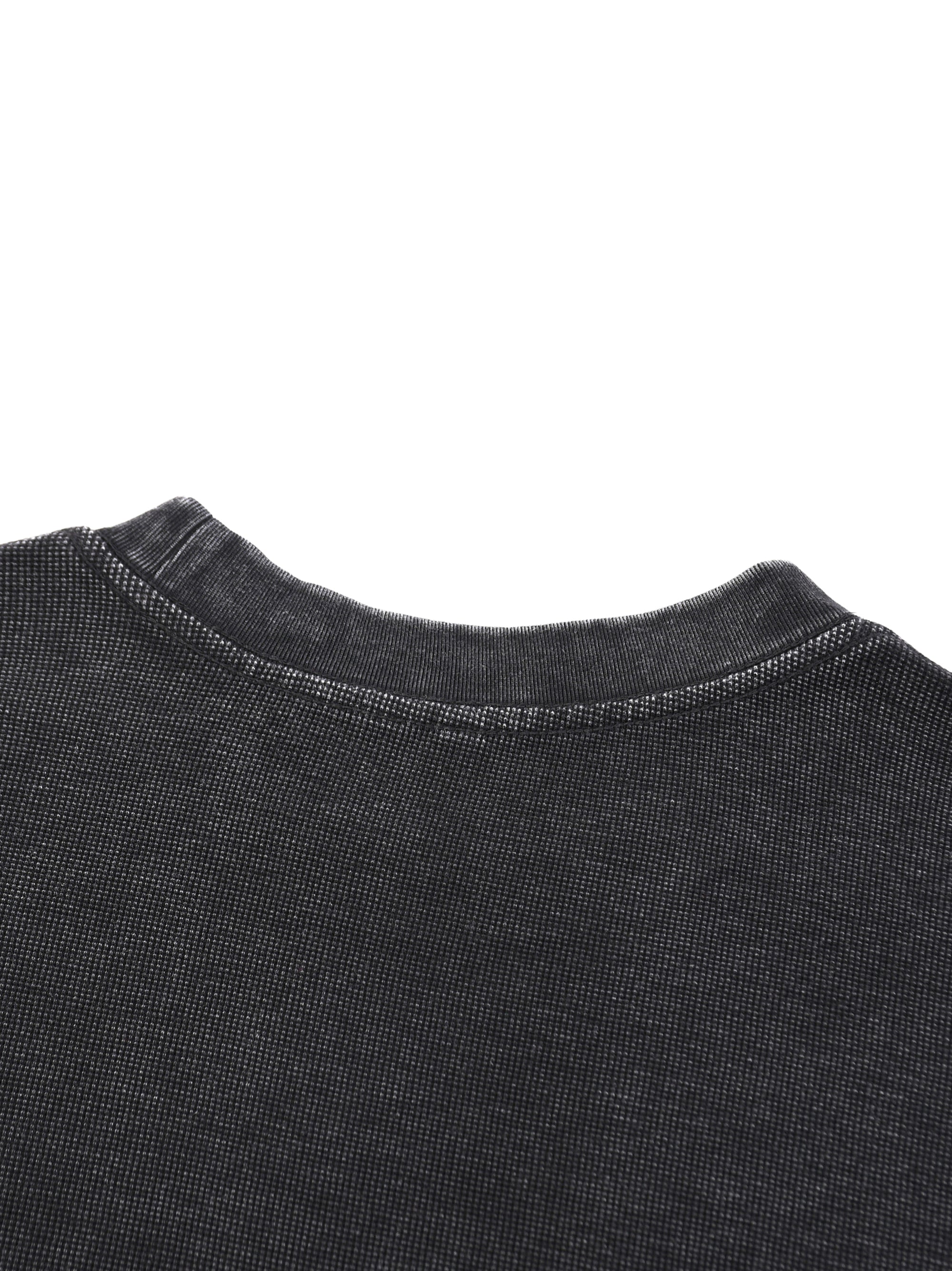 AMORAKI WASHED WAFFLE OVERSIZED TEE