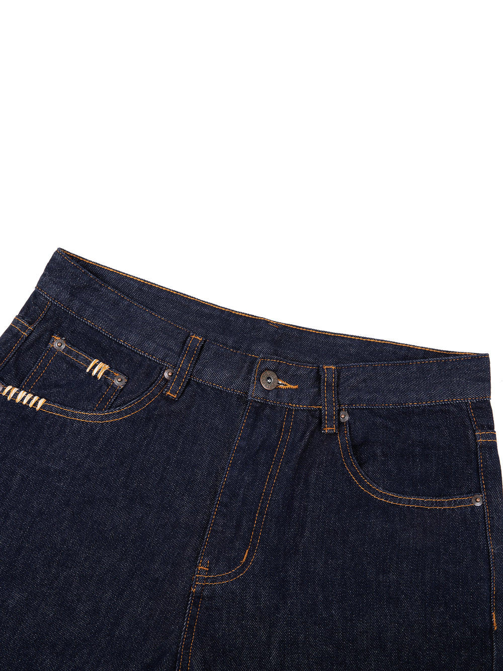 AMORAKI MEN'S STRAIGHT LEG RAW DENIM