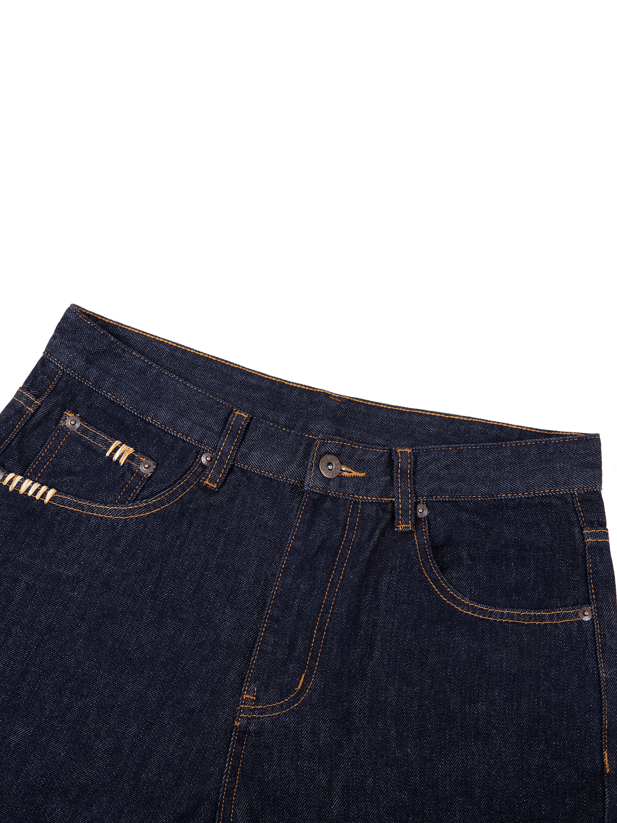 AMORAKI MEN'S STRAIGHT LEG RAW DENIM