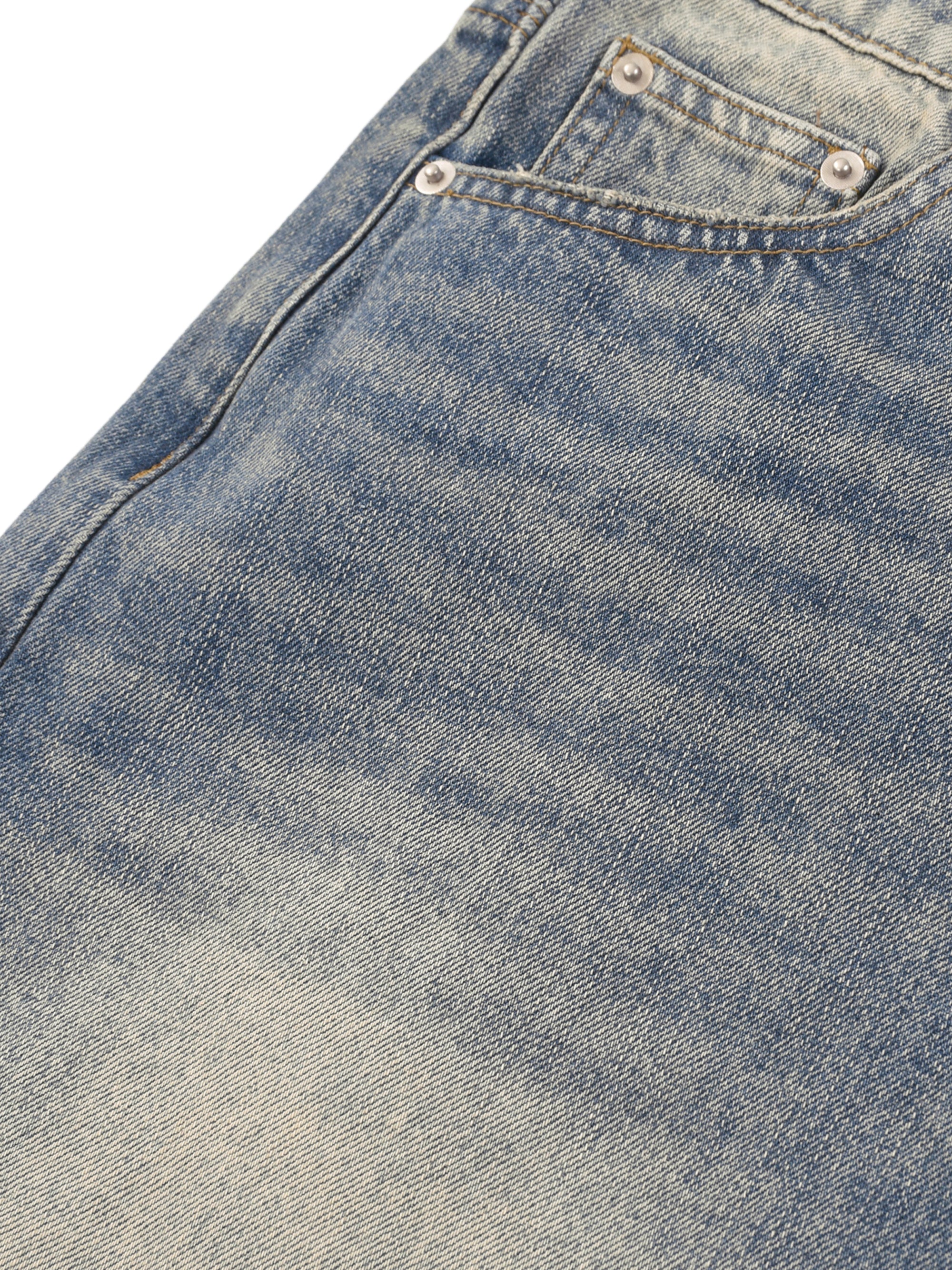 AMORAKI UNISEX BAGGY DENIM SHORTS