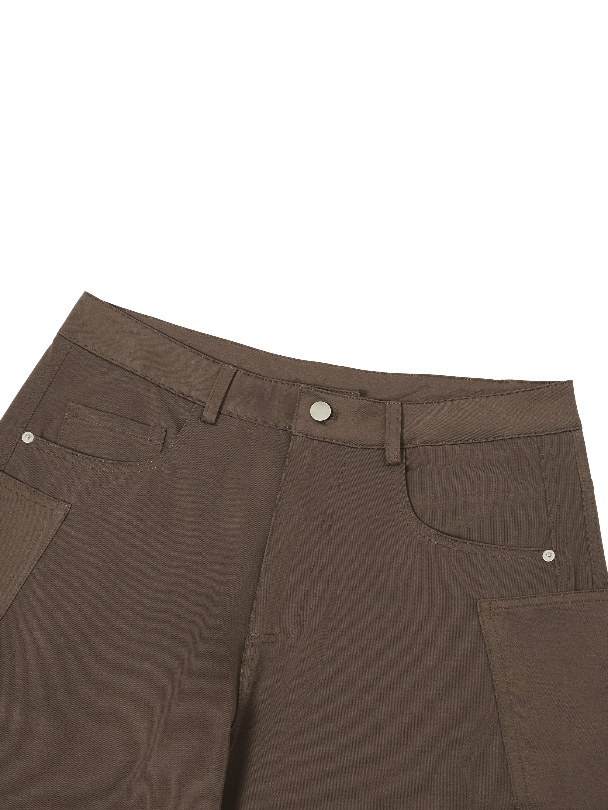 AMORAKI MEN'S STRUCTURED BARREL PANTS