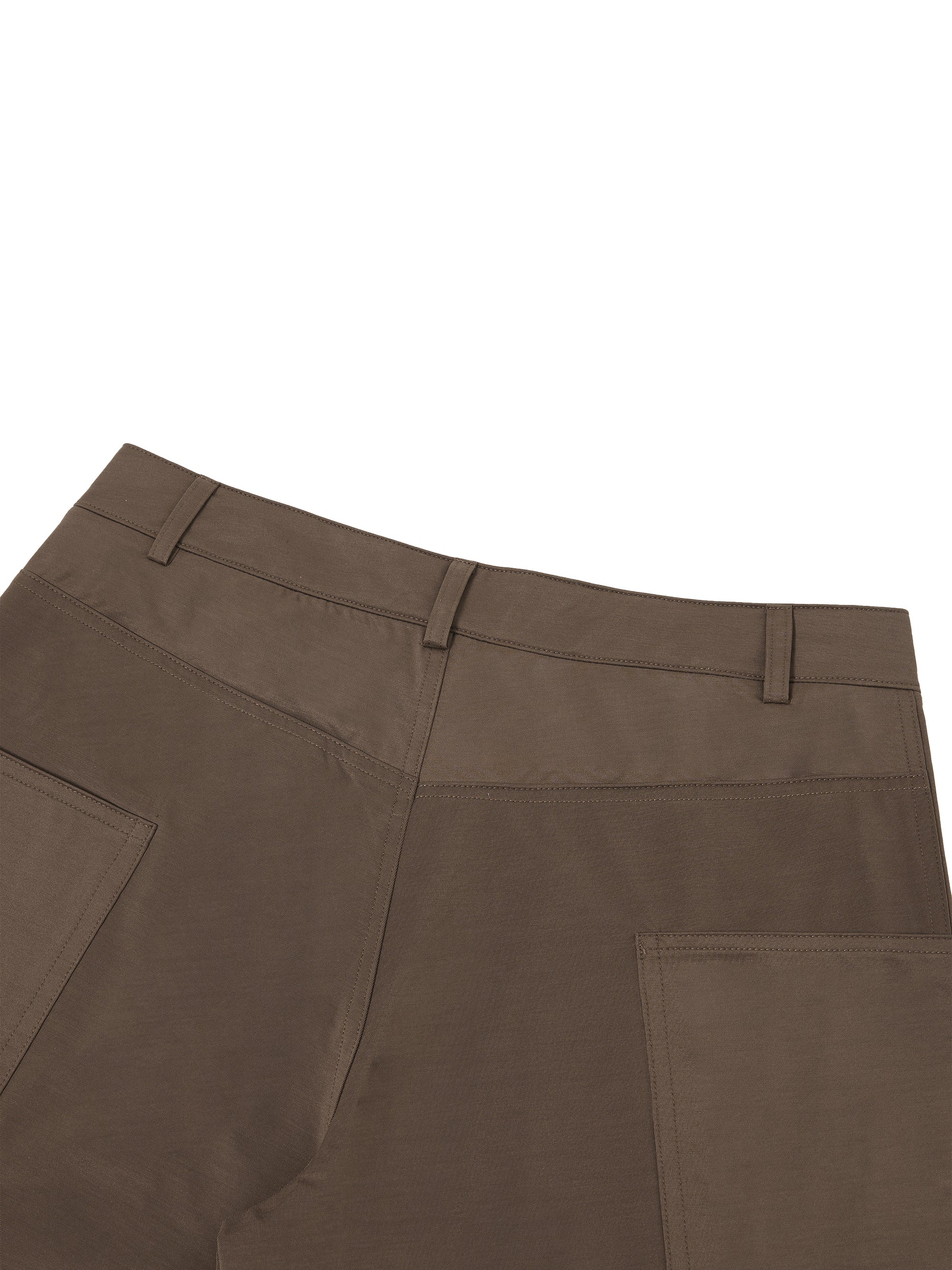 AMORAKI MEN'S STRUCTURED BARREL PANTS