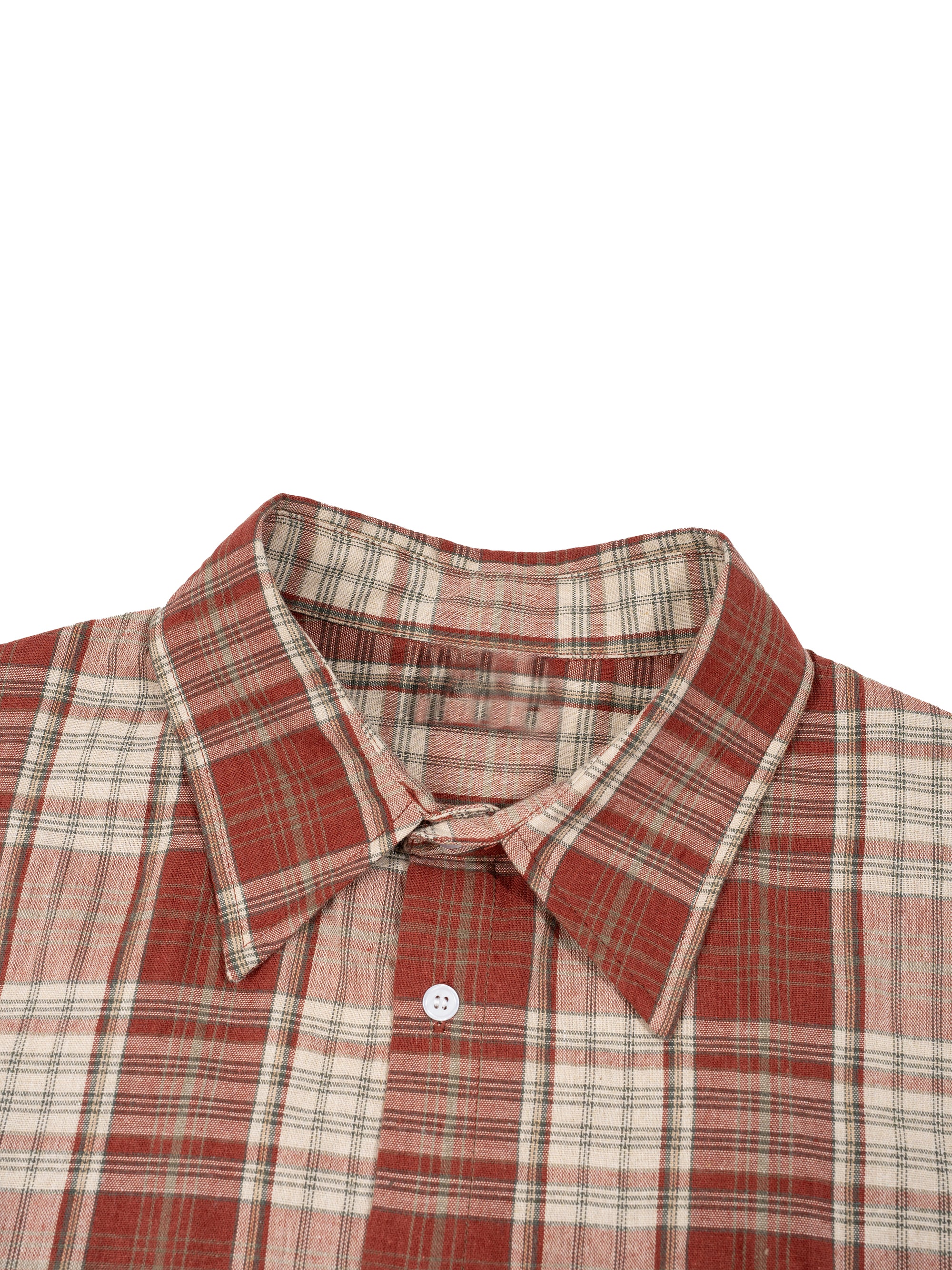 AMORAKI PLAID BOXY SHIRT