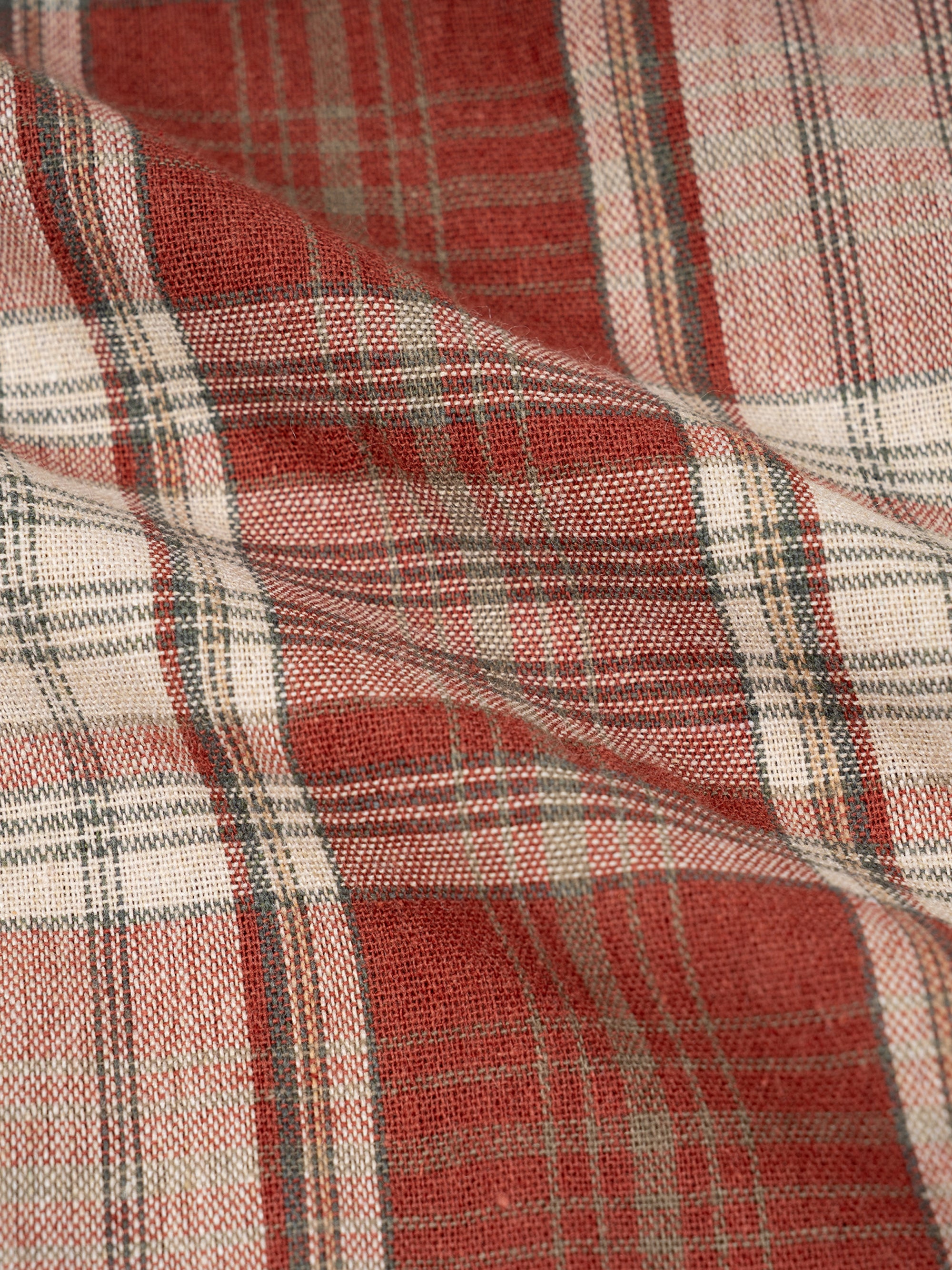 AMORAKI PLAID BOXY SHIRT