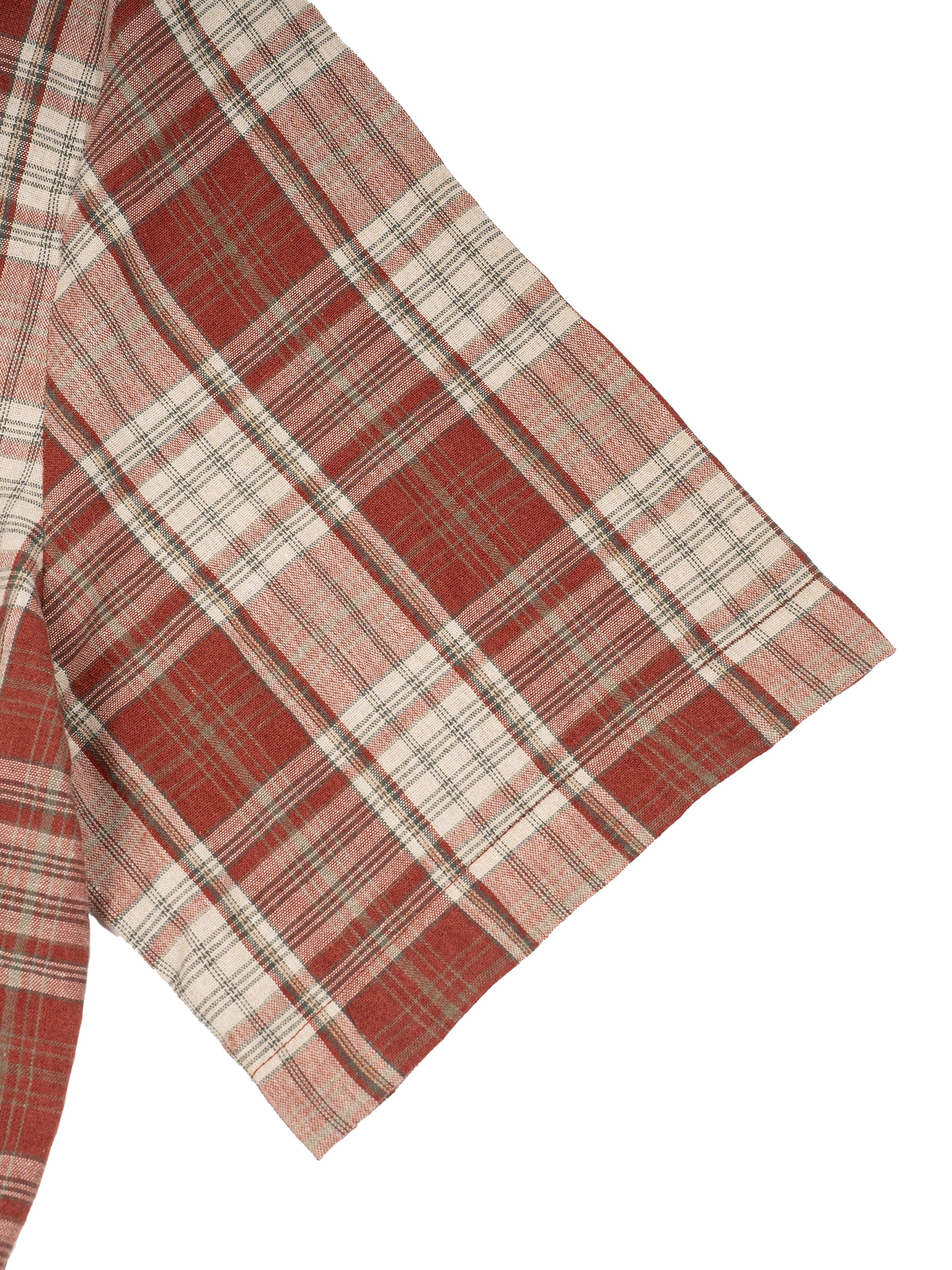 AMORAKI PLAID BOXY SHIRT