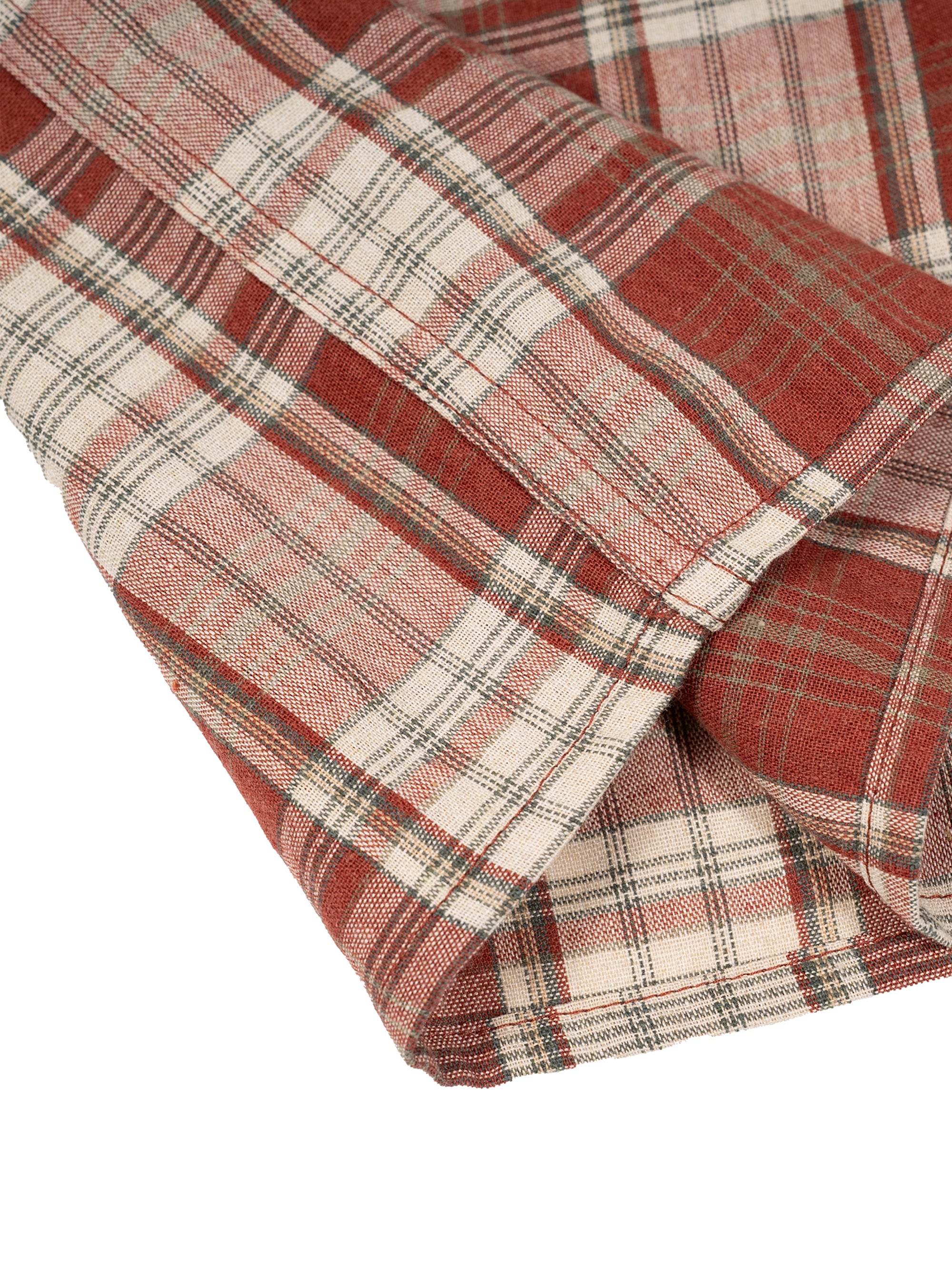 AMORAKI PLAID BOXY SHIRT