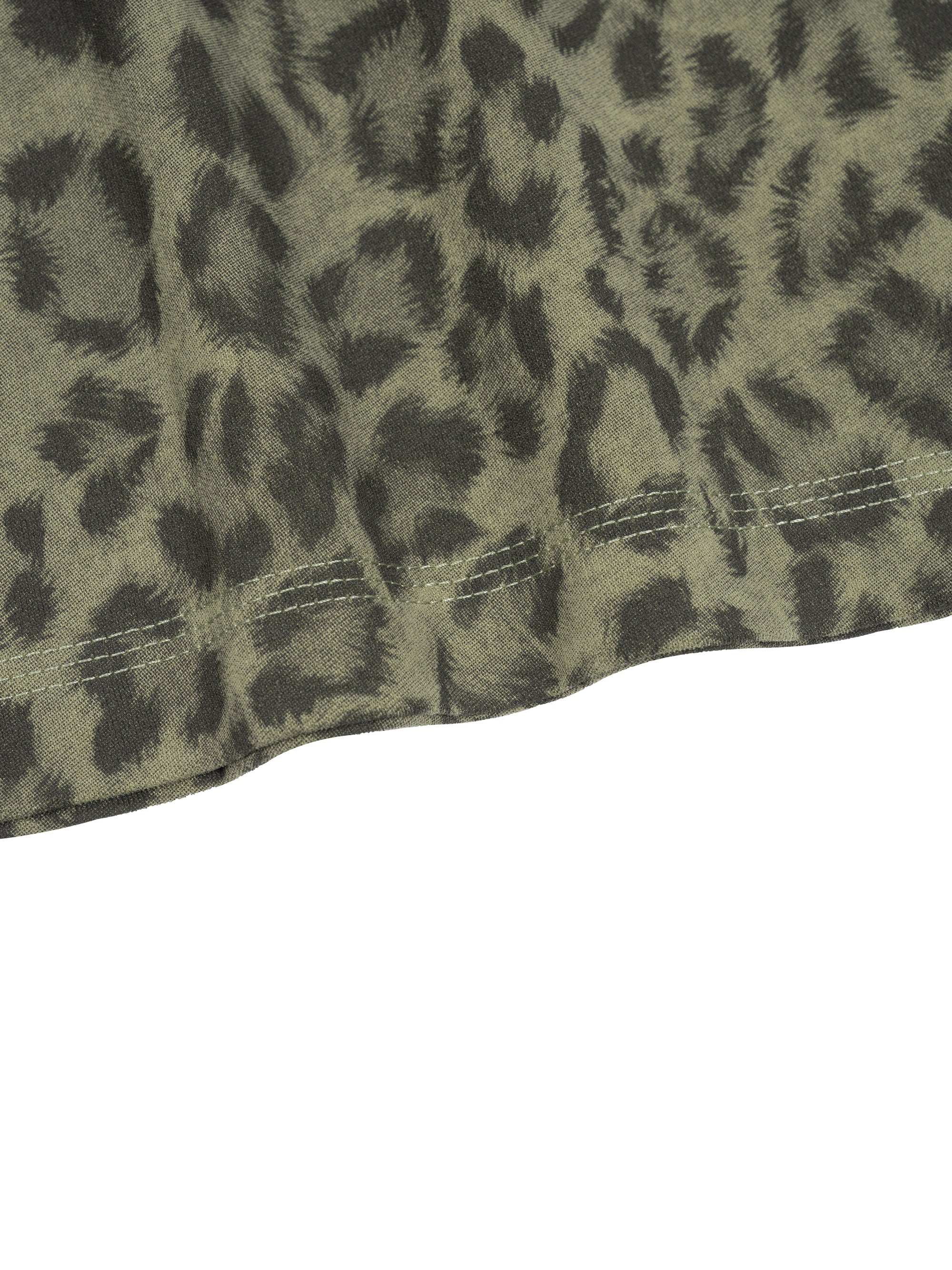 AMORAKI UNISEX LEOPARD BOXY TEE